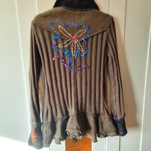 Super Cute Embroidered Cardigan Sweater - Picture 2 of 7